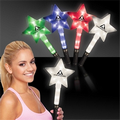 Light Up Flashing LED Star Wand - Red